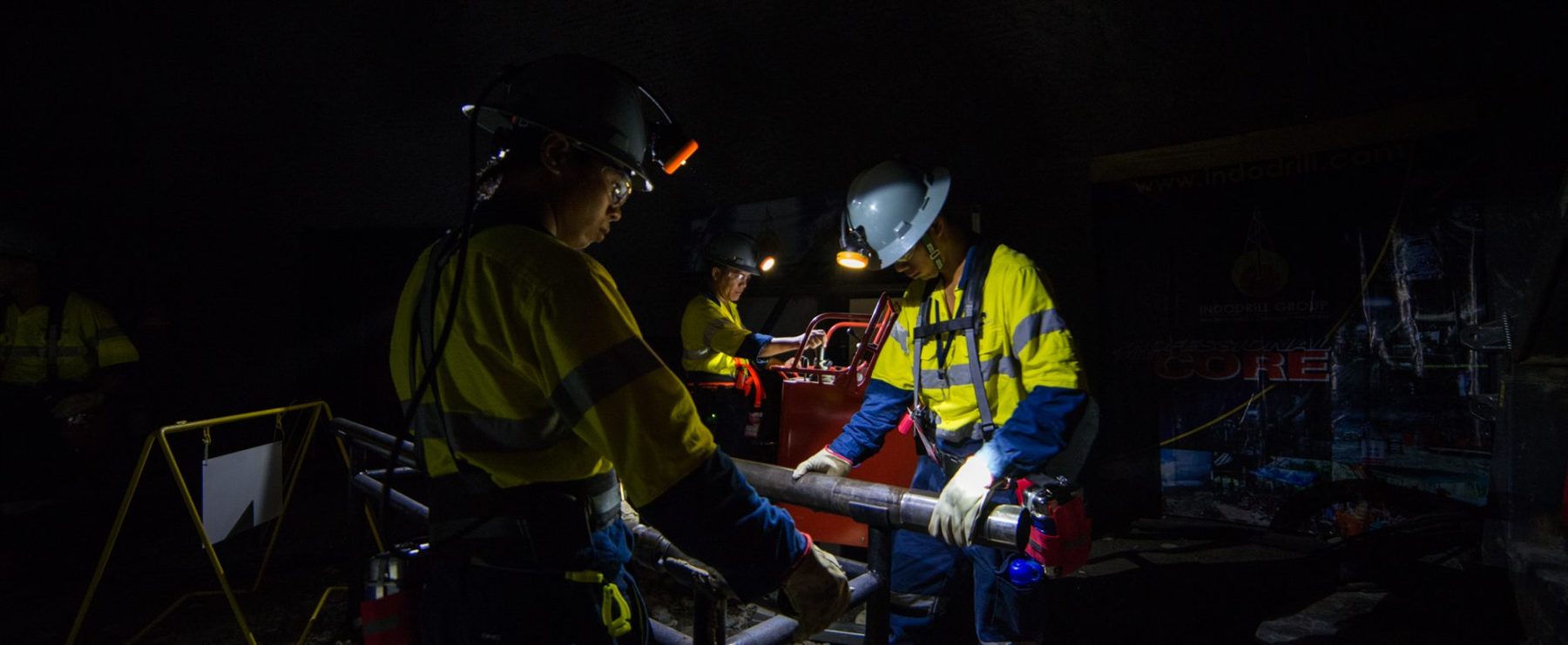 Underground mine training environment at the Clark Freeport campus
